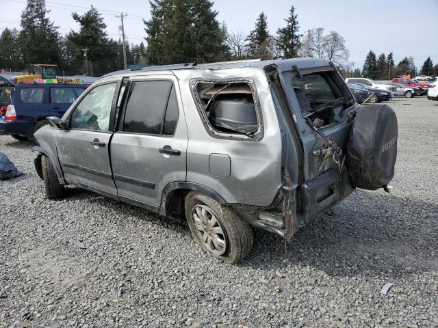 JHLRD78815C051918 - 2005 HONDA CR-V EX GRAY photo 2