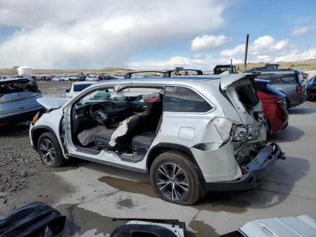 5TDJKRFHXGS254662 - 2016 TOYOTA HIGHLANDER XLE WHITE photo 2