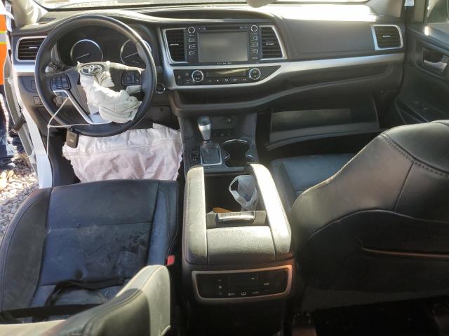 5TDJKRFHXGS254662 - 2016 TOYOTA HIGHLANDER XLE WHITE photo 8