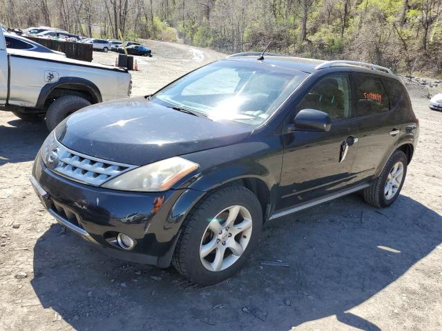 JN8AZ08W87W605379 - 2007 NISSAN MURANO SL BLACK photo 1