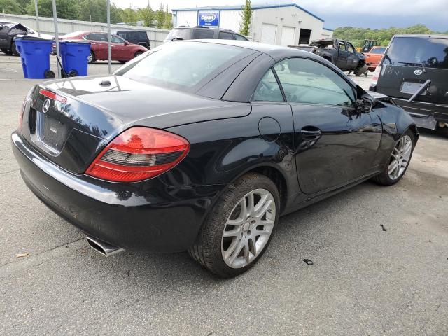 WDBWK54F59F191844 - 2009 MERCEDES-BENZ SLK 300 BLACK photo 3