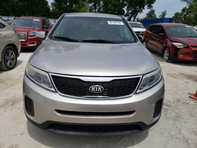 5XYKT3A60EG485942 - 2014 KIA SORENTO LX SILVER photo 5