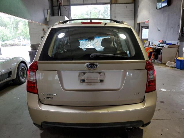 KNAFG525X77047076 - 2007 KIA RONDO BASE GOLD photo 6