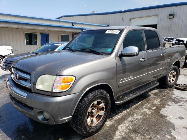 5TBET34164S447865 - 2004 TOYOTA TUNDRA DOUBLE CAB SR5 GRAY photo 1