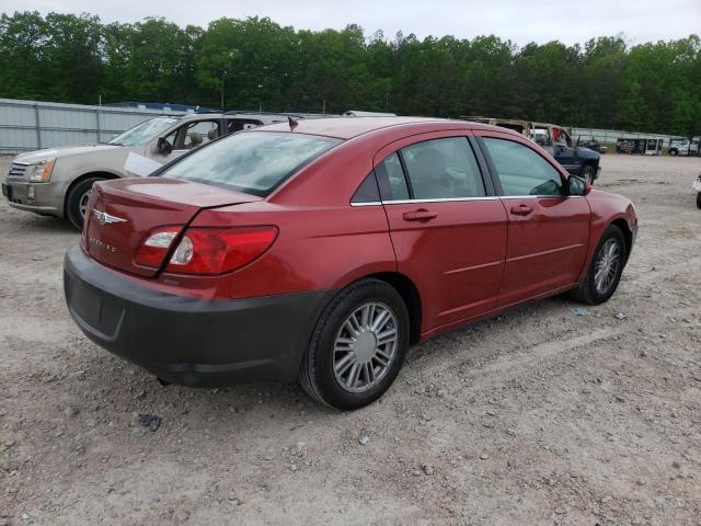 1C3LC56K57N562388 - 2007 CHRYSLER SEBRING TOURING RED photo 3