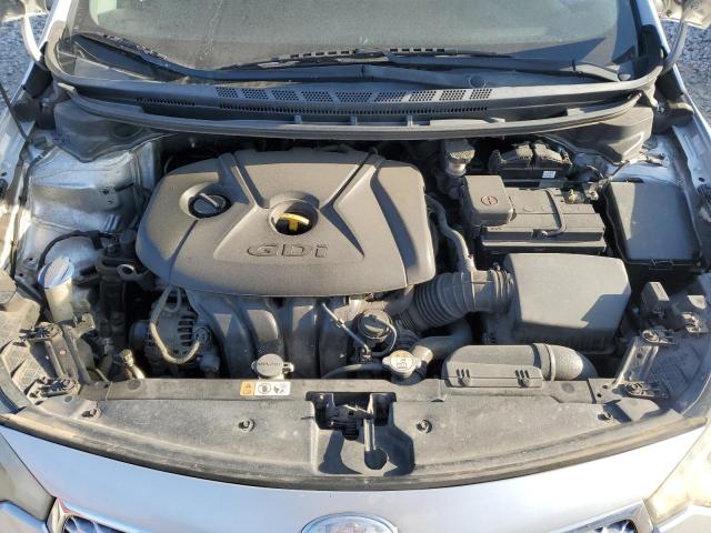 KNAFX4A89E5047388 - 2014 KIA FORTE EX SILVER photo 11