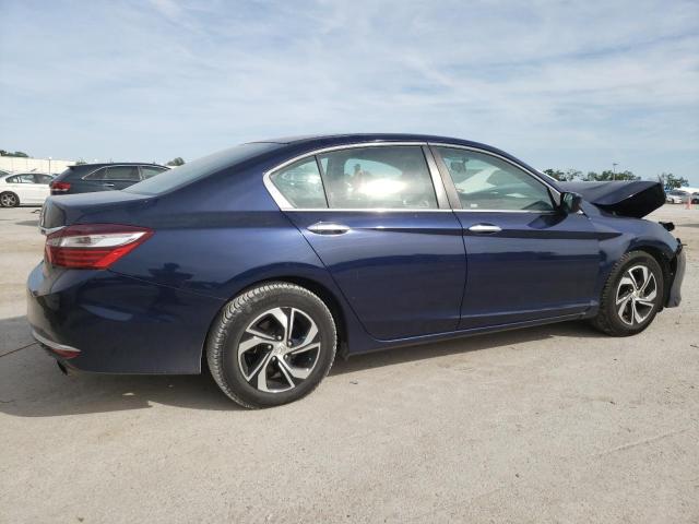 1HGCR2F30HA047083 - 2017 HONDA ACCORD LX BLUE photo 3