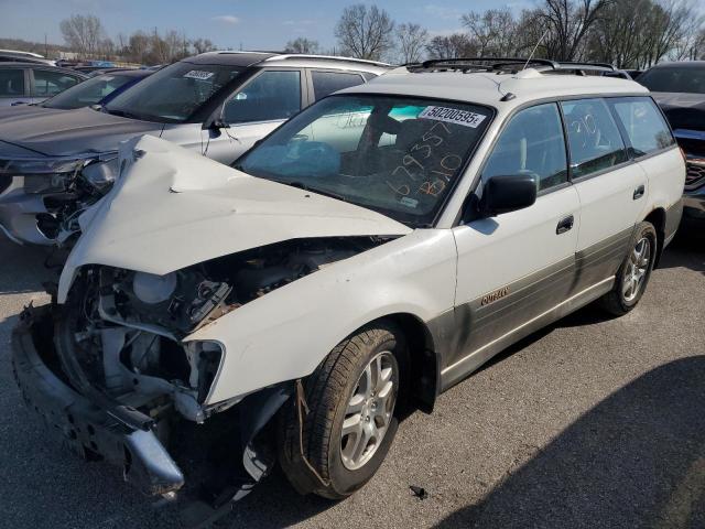 4S3BH675517679357 - 2001 SUBARU LEGACY OUTBACK AWP 白色 照片 1