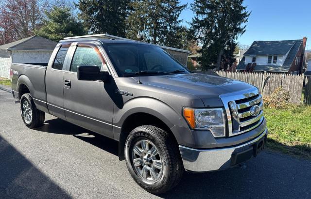 1FTFX1EV2AFD85527 - 2010 FORD F150 SUPER CAB GRAY photo 1