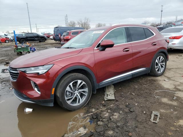 LRBFZNR44ND028496 - 2022 BUICK ENVISION ESSENCE Կարմիր լուսանկար 1