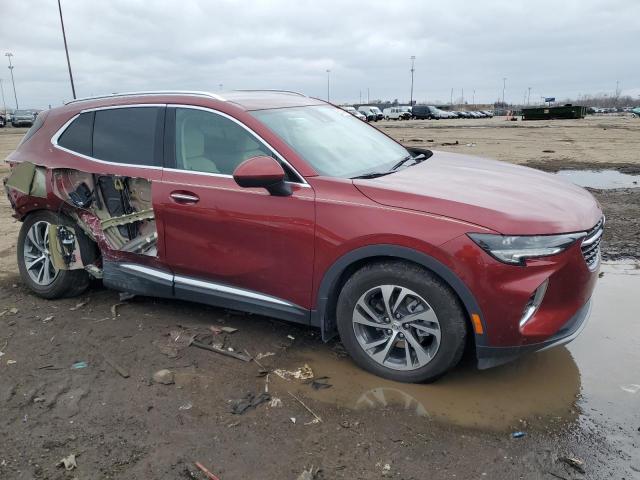 LRBFZNR44ND028496 - 2022 BUICK ENVISION ESSENCE Կարմիր լուսանկար 4