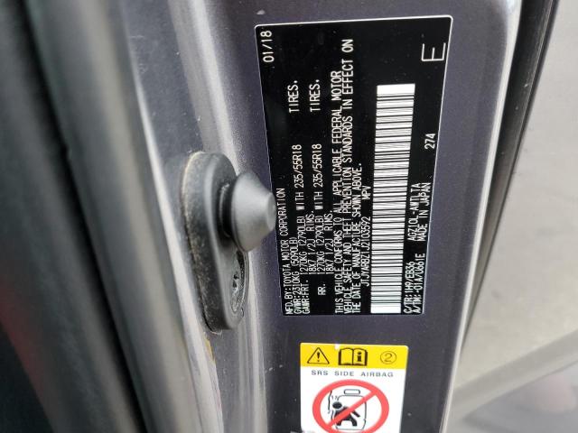 JTJYARBZ1J2103592 - 2018 LEXUS NX 300 BASE ნაცრისფერი ფოტო 13