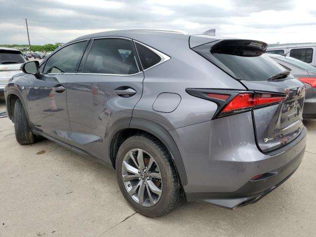 JTJYARBZ1J2103592 - 2018 LEXUS NX 300 BASE ნაცრისფერი ფოტო 2