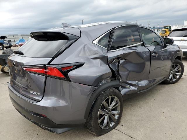 JTJYARBZ1J2103592 - 2018 LEXUS NX 300 BASE ნაცრისფერი ფოტო 3