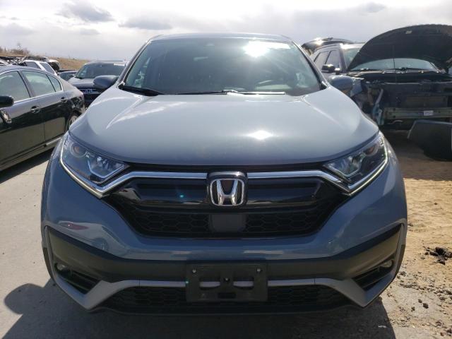 7FARW2H89NE056415 - 2022 HONDA CR-V EXL BLUE photo 5