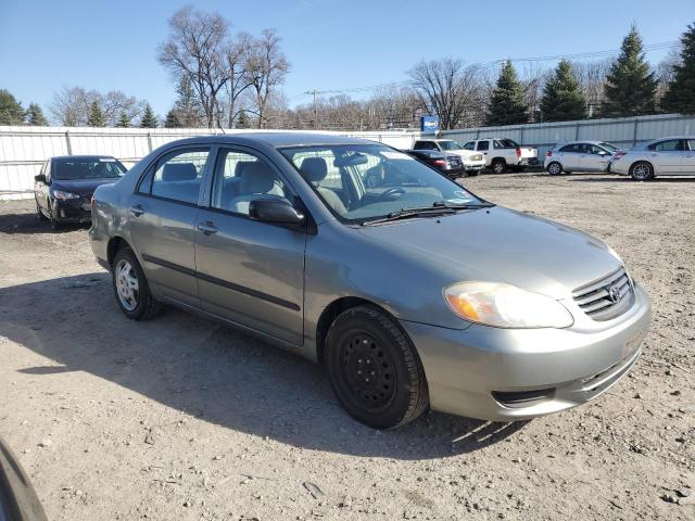 JTDBR32E942027135 - 2004 TOYOTA COROLLA CE GRAY photo 4