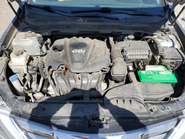 5NPEC4AC3CH375272 - 2012 HYUNDAI SONATA SE SILVER photo 11