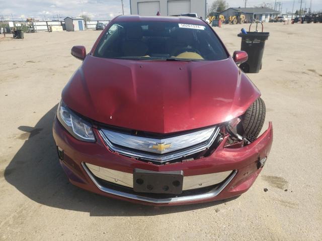 1G1RD6S57GU137276 - 2016 CHEVROLET VOLT LTZ RED photo 5