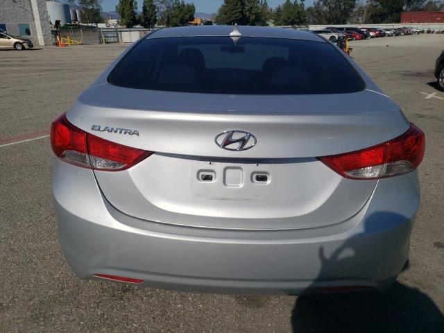 5NPDH4AEXCH079230 - 2012 HYUNDAI ELANTRA GLS SILVER photo 6