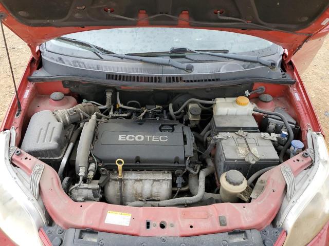 KL1TD6DEXBB198191 - 2011 CHEVROLET AVEO LS 红色 照片 11