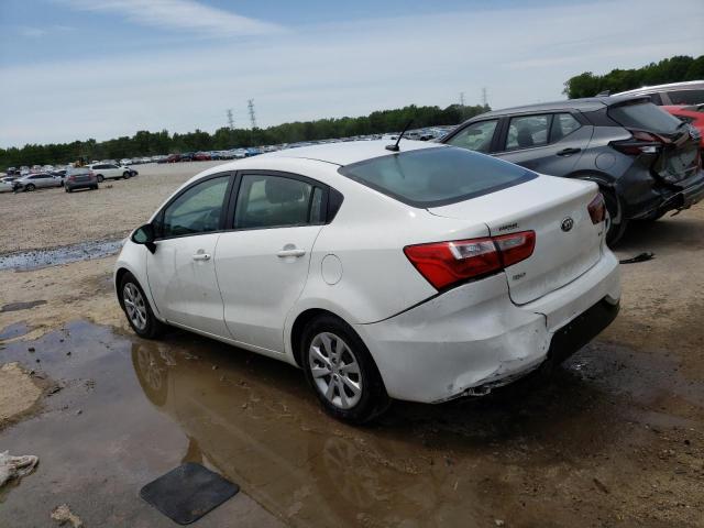 KNADM4A37G6606440 - 2016 KIA RIO LX WHITE photo 2