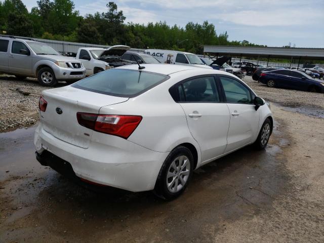 KNADM4A37G6606440 - 2016 KIA RIO LX WHITE photo 3