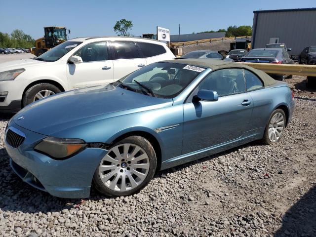 WBAEK73494B322103 - 2004 BMW 645 CI AUTOMATIC BLUE photo 1