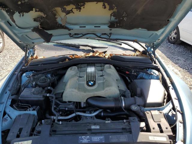 WBAEK73494B322103 - 2004 BMW 645 CI AUTOMATIC BLUE photo 11