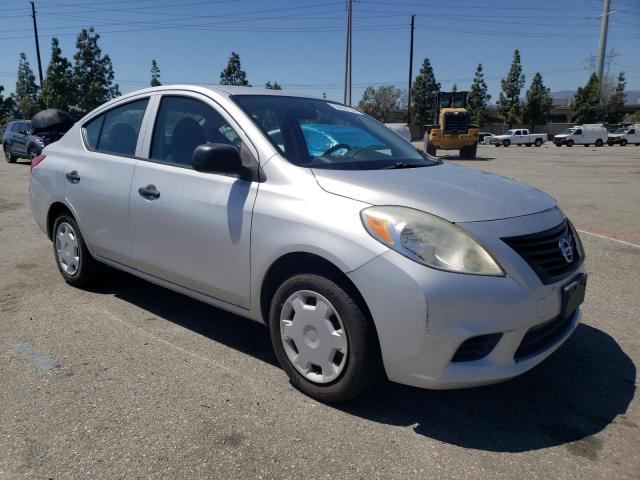 3N1CN7AP6EL842115 - 2014 NISSAN VERSA S SILVER photo 4