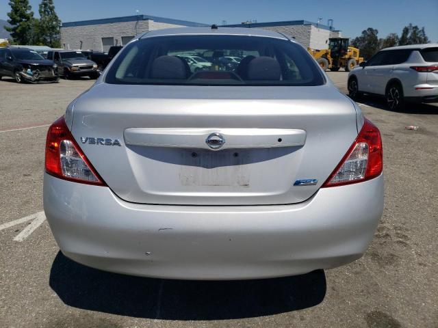 3N1CN7AP6EL842115 - 2014 NISSAN VERSA S SILVER photo 6