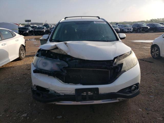 5J6RM4H72CL062985 - 2012 HONDA CR-V EXL WHITE photo 5