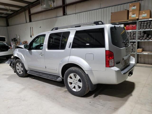 5N1AR18WX5C735787 - 2005 NISSAN PATHFINDER LE ვერცხლისფერი ფოტო 2