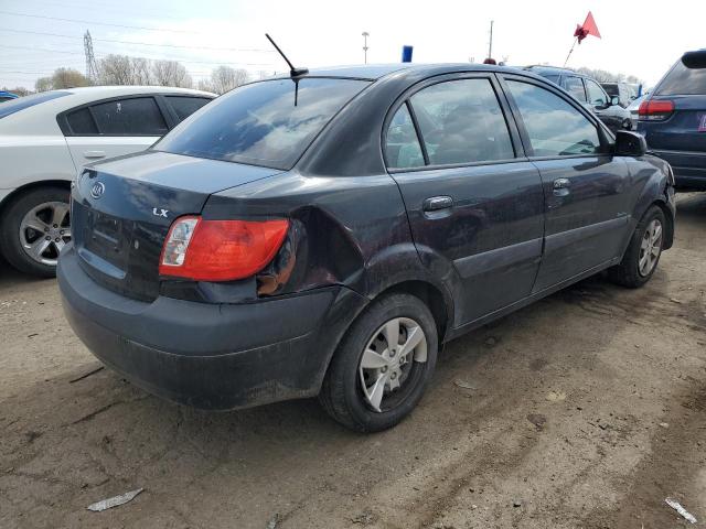 KNADE223396458161 - 2009 KIA RIO BASE BLACK photo 3