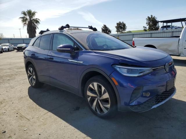 WVGUNPE26NP037229 - 2022 VOLKSWAGEN ID.4 PRO S ლურჯი ფოტო 4