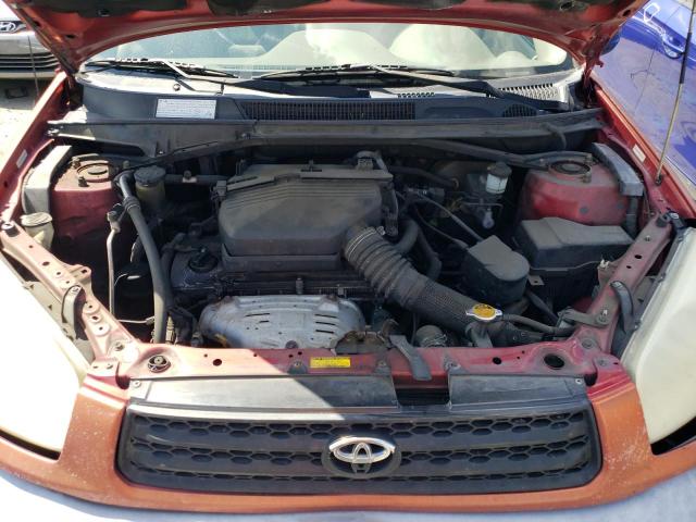 JTEHH20V610108381 - 2001 TOYOTA RAV4 ORANGE photo 12