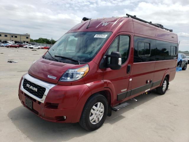 3C6MRVJG9NE105206 - 2022 RAM PROMASTER 3500 HIGH Tünd qırmızı foto 2