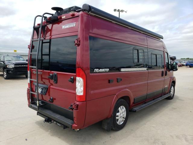 3C6MRVJG9NE105206 - 2022 RAM PROMASTER 3500 HIGH MAROON photo 4