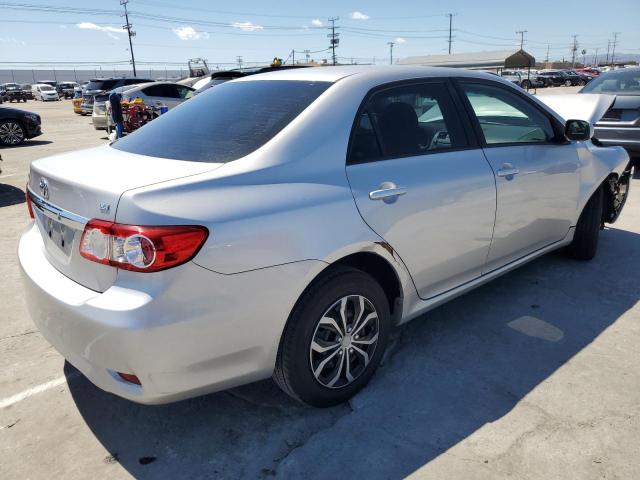 2T1BU4EE2BC548681 - 2011 TOYOTA COROLLA BASE SILVER photo 3