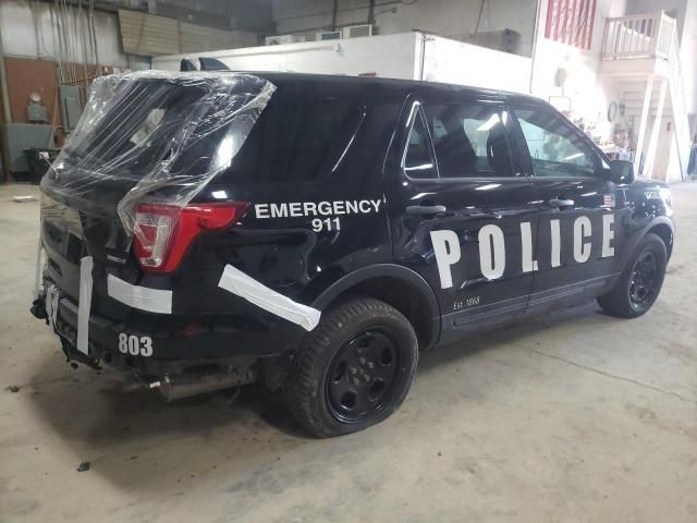 1FM5K8AR5JGC96486 - 2018 FORD EXPLORER POLICE INTERCEPTOR Қара фото 3