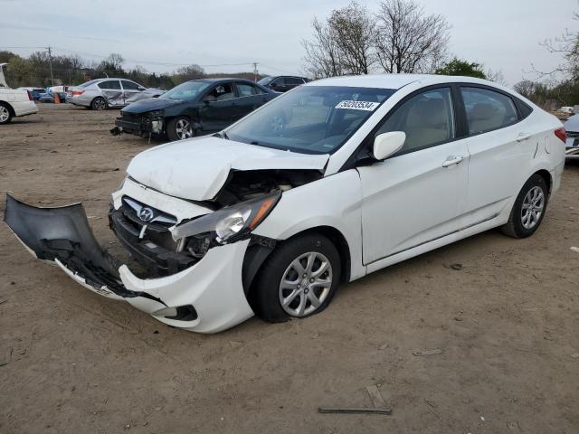 KMHCT4AEXCU189206 - 2012 HYUNDAI ACCENT GLS WHITE photo 1