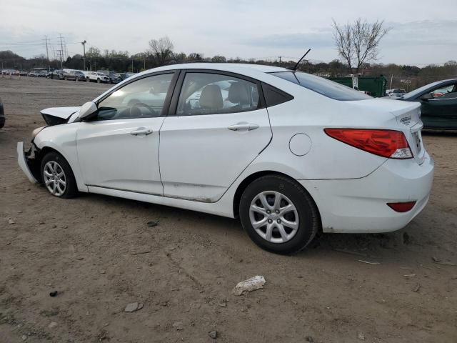 KMHCT4AEXCU189206 - 2012 HYUNDAI ACCENT GLS WHITE photo 2