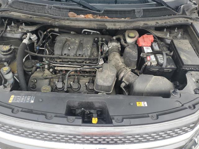 1FM5K7F84FGA51079 - 2015 FORD EXPLORER LIMITED GRAY photo 12