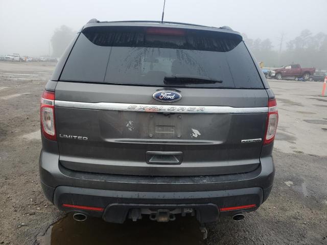 1FM5K7F84FGA51079 - 2015 FORD EXPLORER LIMITED GRAY photo 6