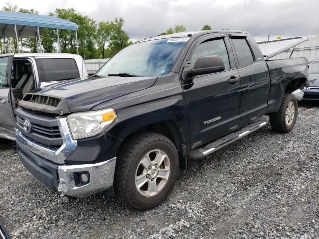 5TFRM5F13EX071006 - 2014 TOYOTA TUNDRA DOUBLE CAB SR/SR5 BLACK photo 1