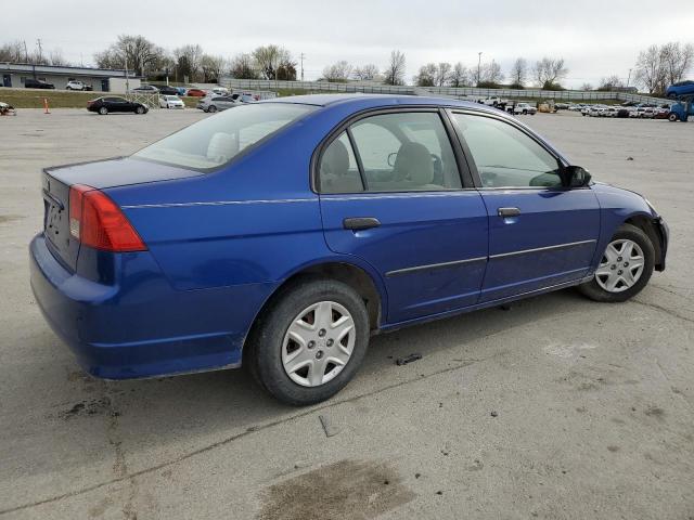 1HGES16324L015905 - 2004 HONDA CIVIC DX VP ლურჯი ფოტო 3
