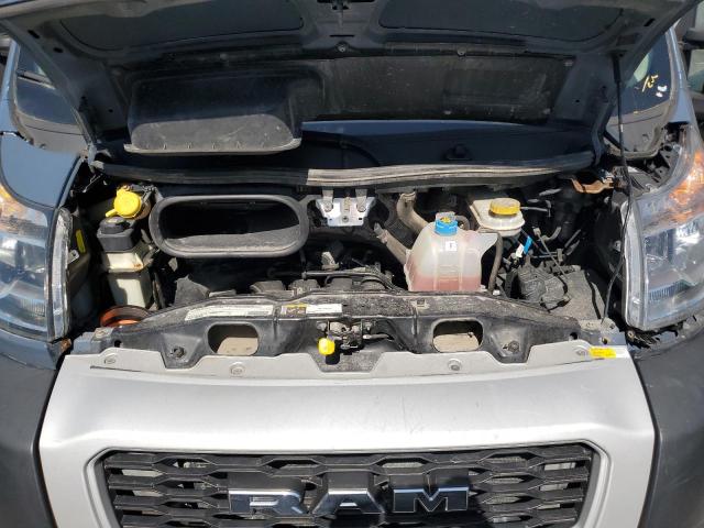 3C6URVJG7KE558204 - 2019 RAM PROMASTER 3500 HIGH ლურჯი ფოტო 12