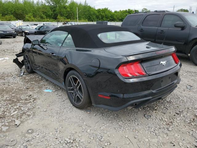 1FATP8UH0M5106423 - 2021 FORD MUSTANG BLACK photo 2