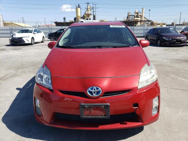 JTDKN3DU4A0075326 - 2010 TOYOTA PRIUS RED photo 5