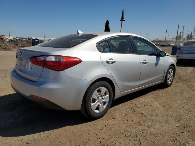 KNAFK4A67F5426923 - 2015 KIA FORTE LX SILVER photo 3