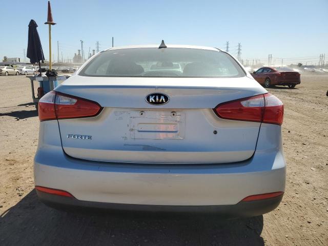 KNAFK4A67F5426923 - 2015 KIA FORTE LX SILVER photo 6